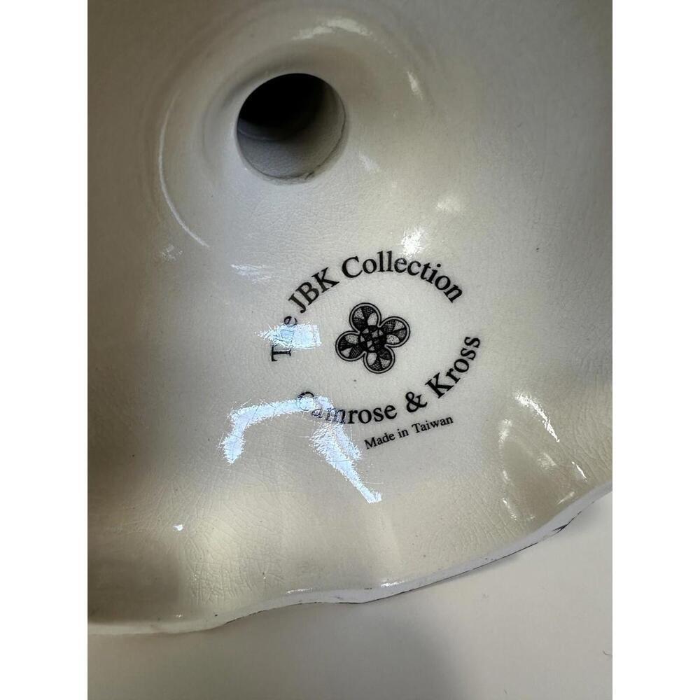 Camrose & Kross JBK Collection Porcelain Candlestick Holders Jacqueline Kennedy - Picture 8 of 11